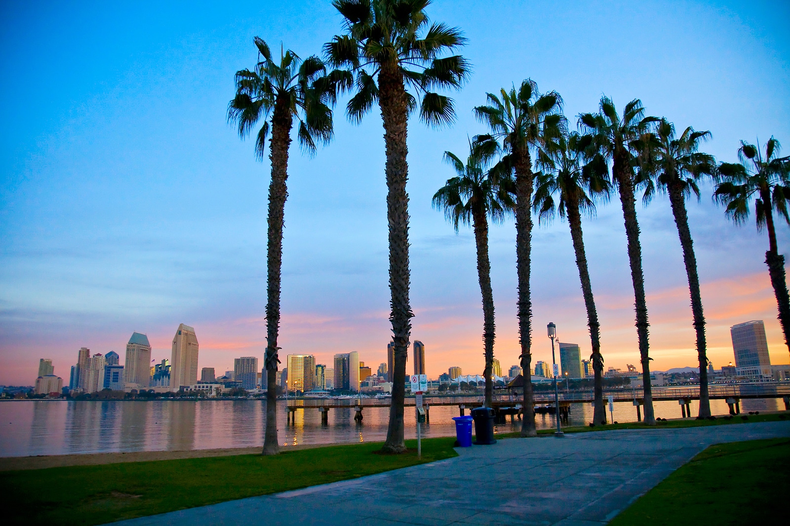 San Diego from Ferry Landing in Coronado